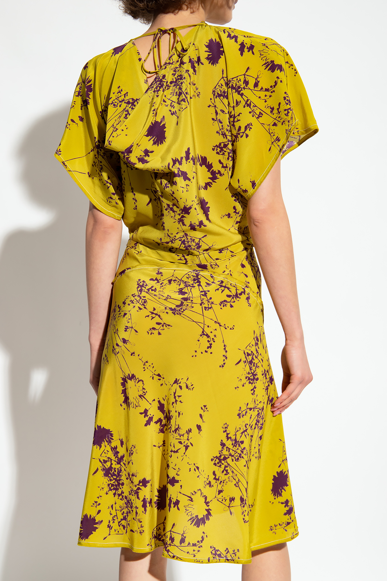 Victoria beckham clearance yellow dress